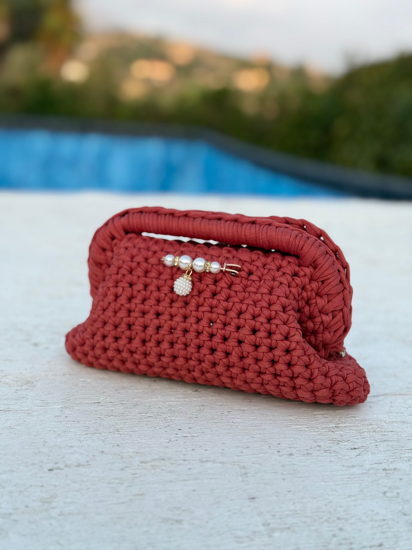 Clutch Bordeaux