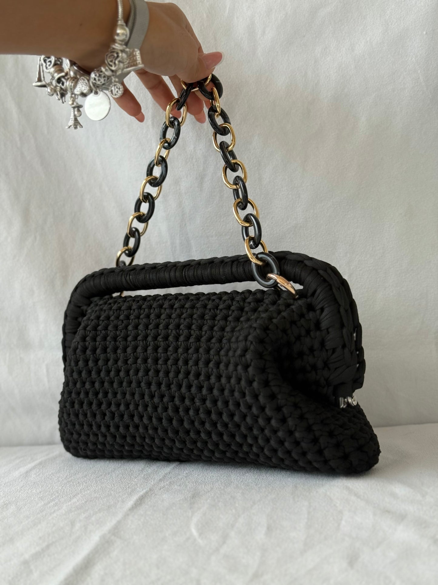 Clutch Black and gold
