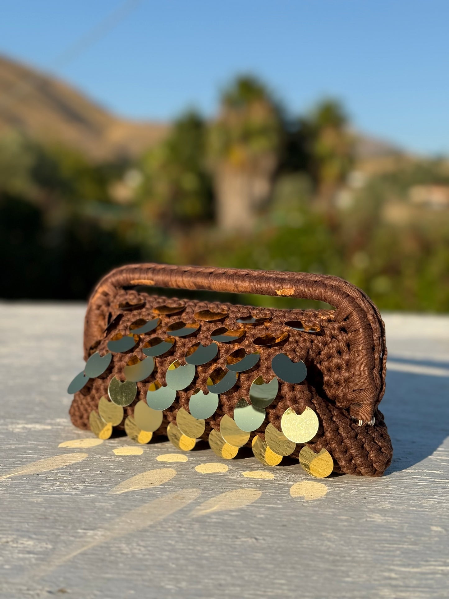 Clutch Luxury Brown