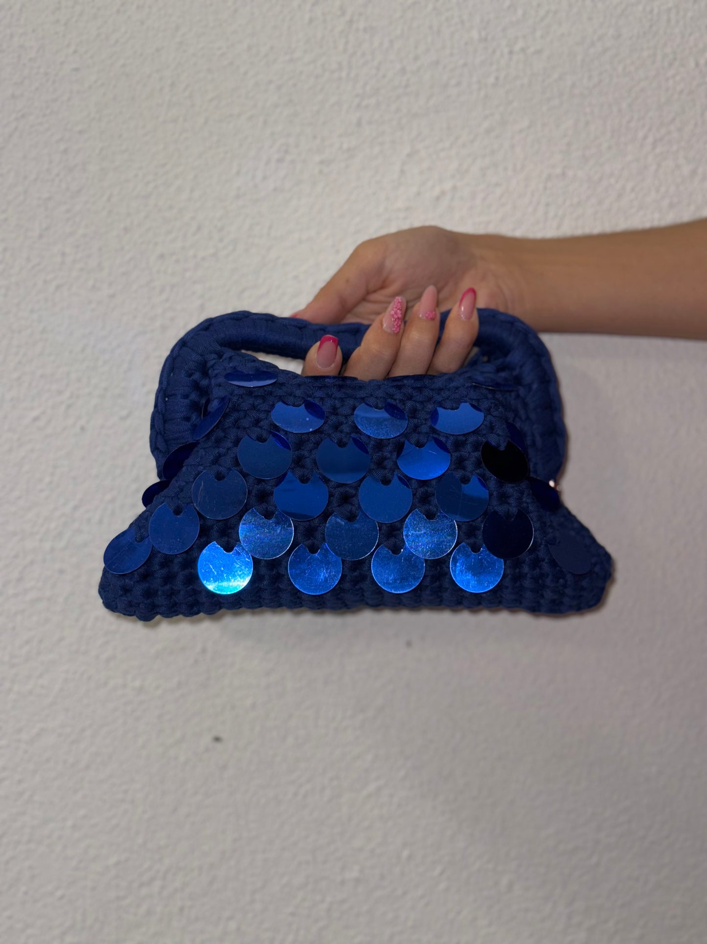Clutch Luxury Blu