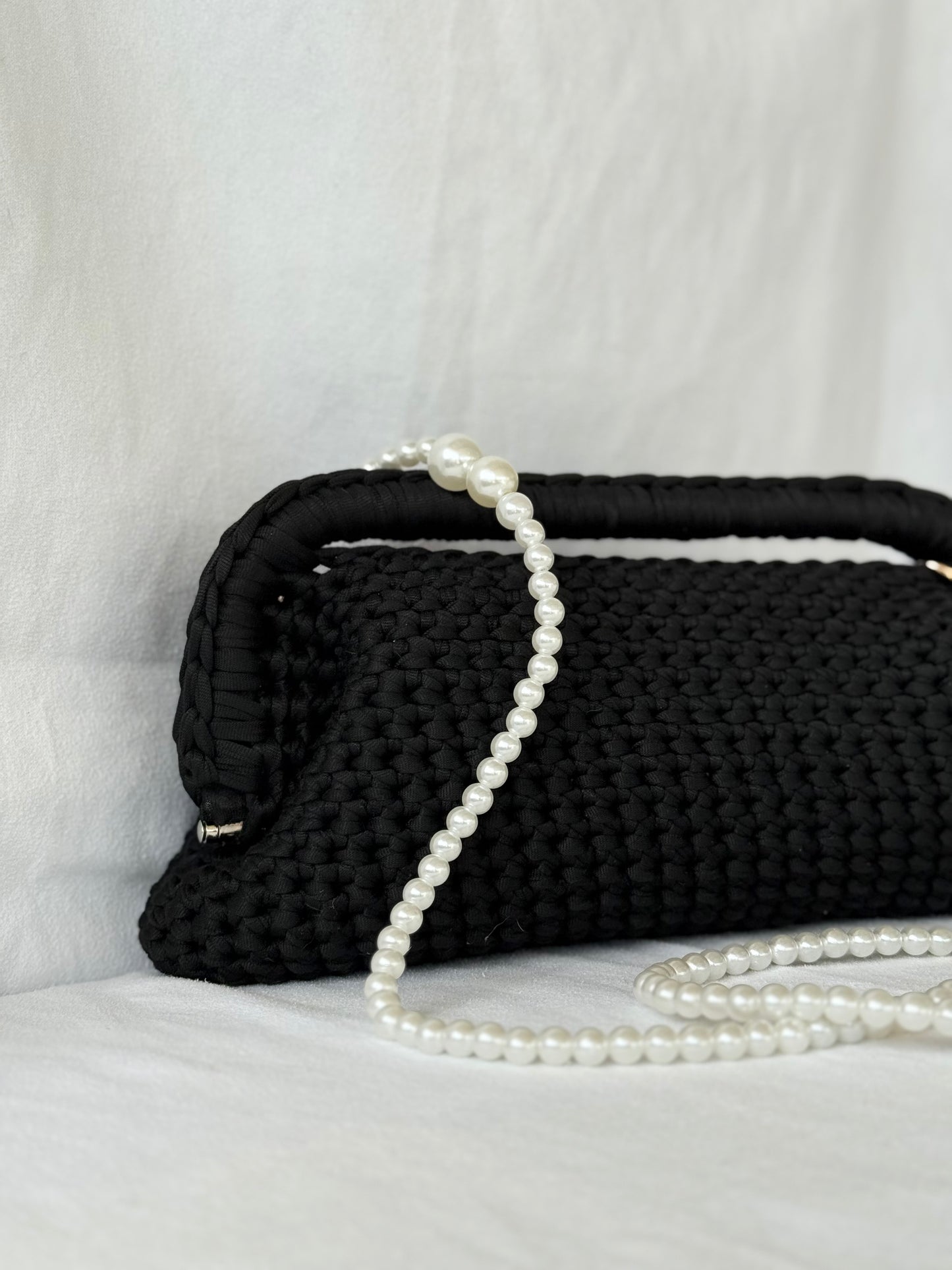 Clutch Perla nera