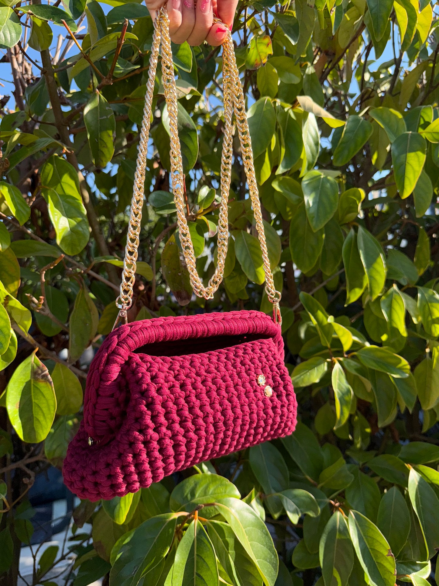 Clutch Amaranto