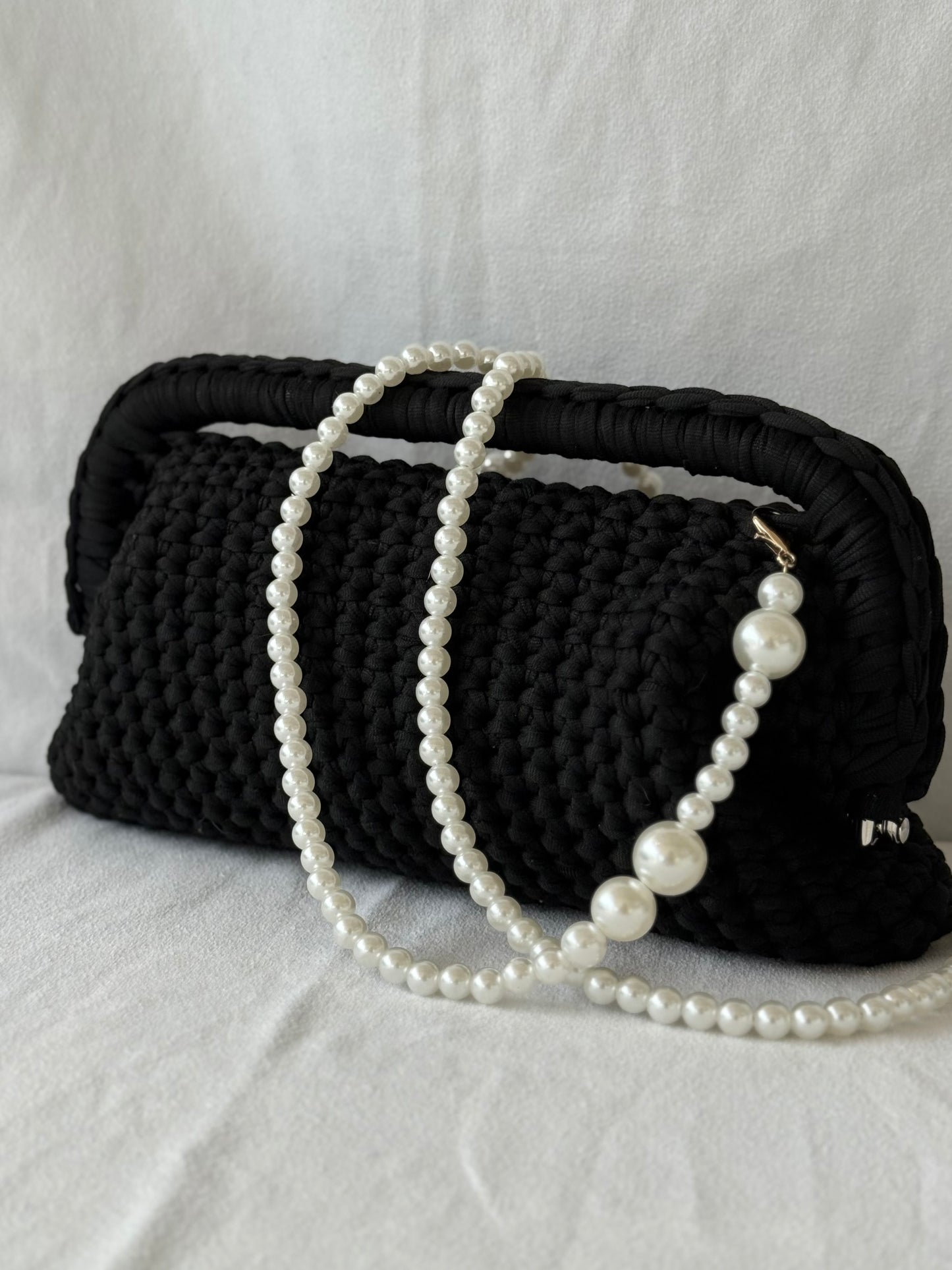 Clutch Perla nera