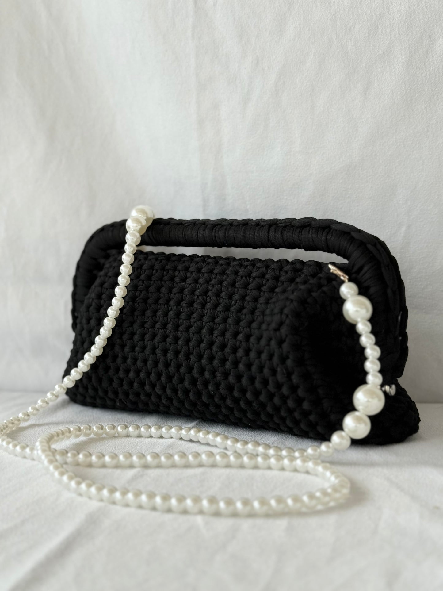 Clutch Perla nera