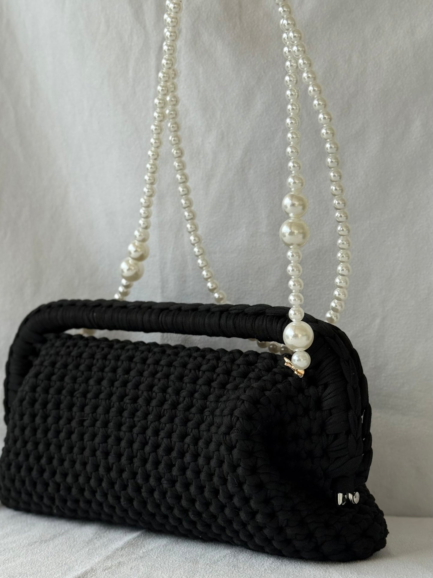 Clutch Perla nera