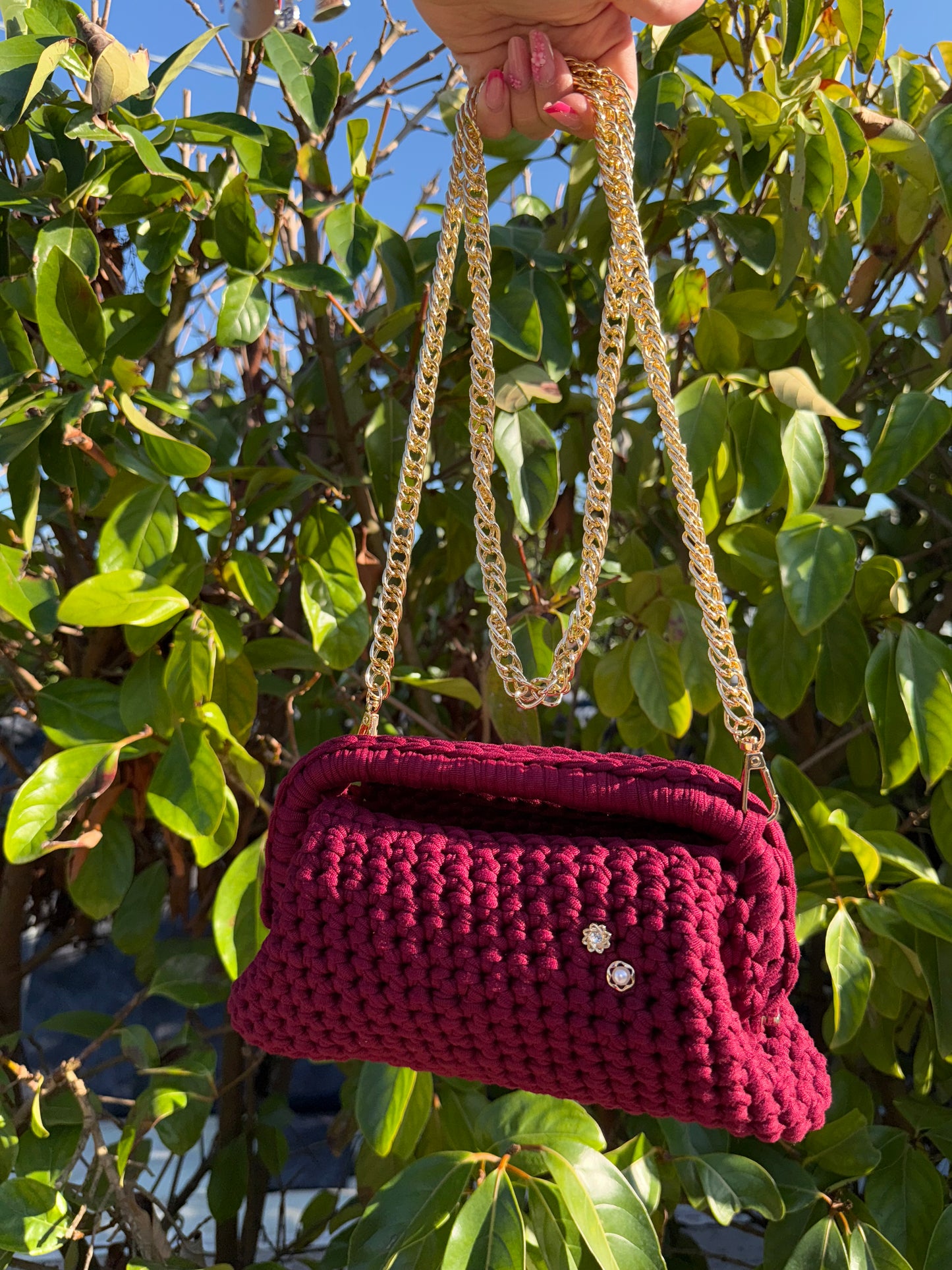 Clutch Amaranto