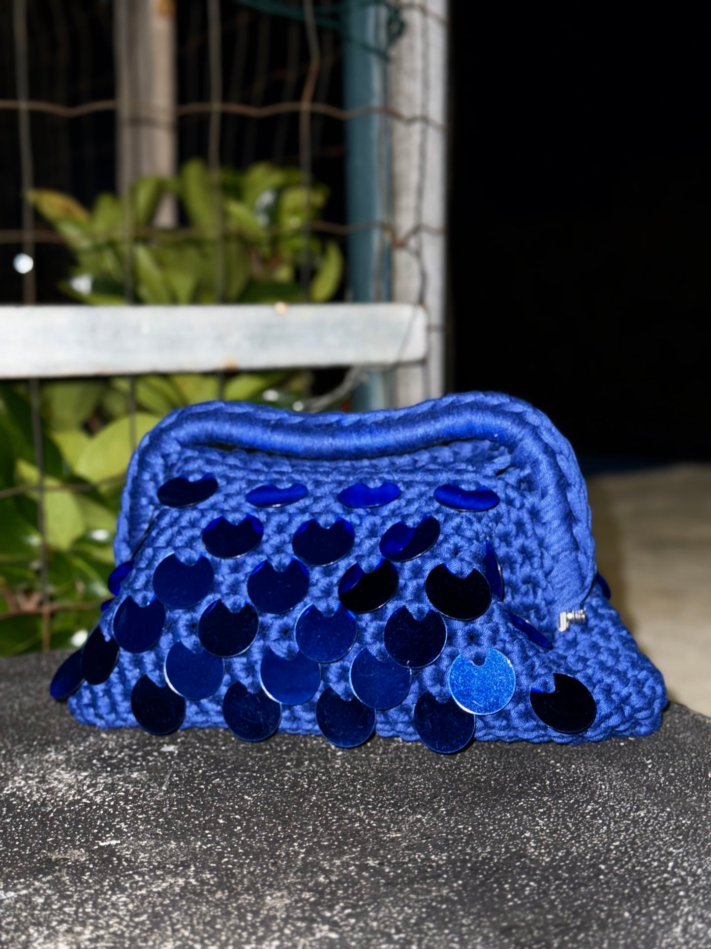 Clutch Luxury Blu