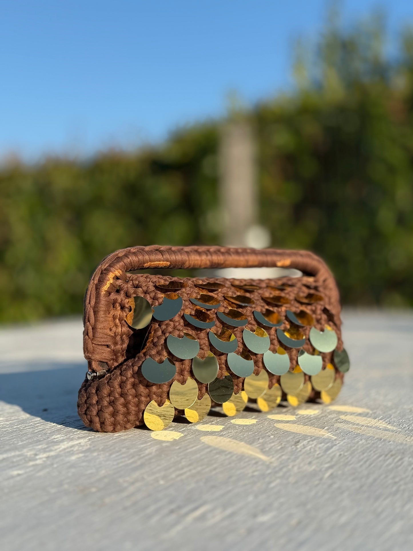Clutch Luxury Brown