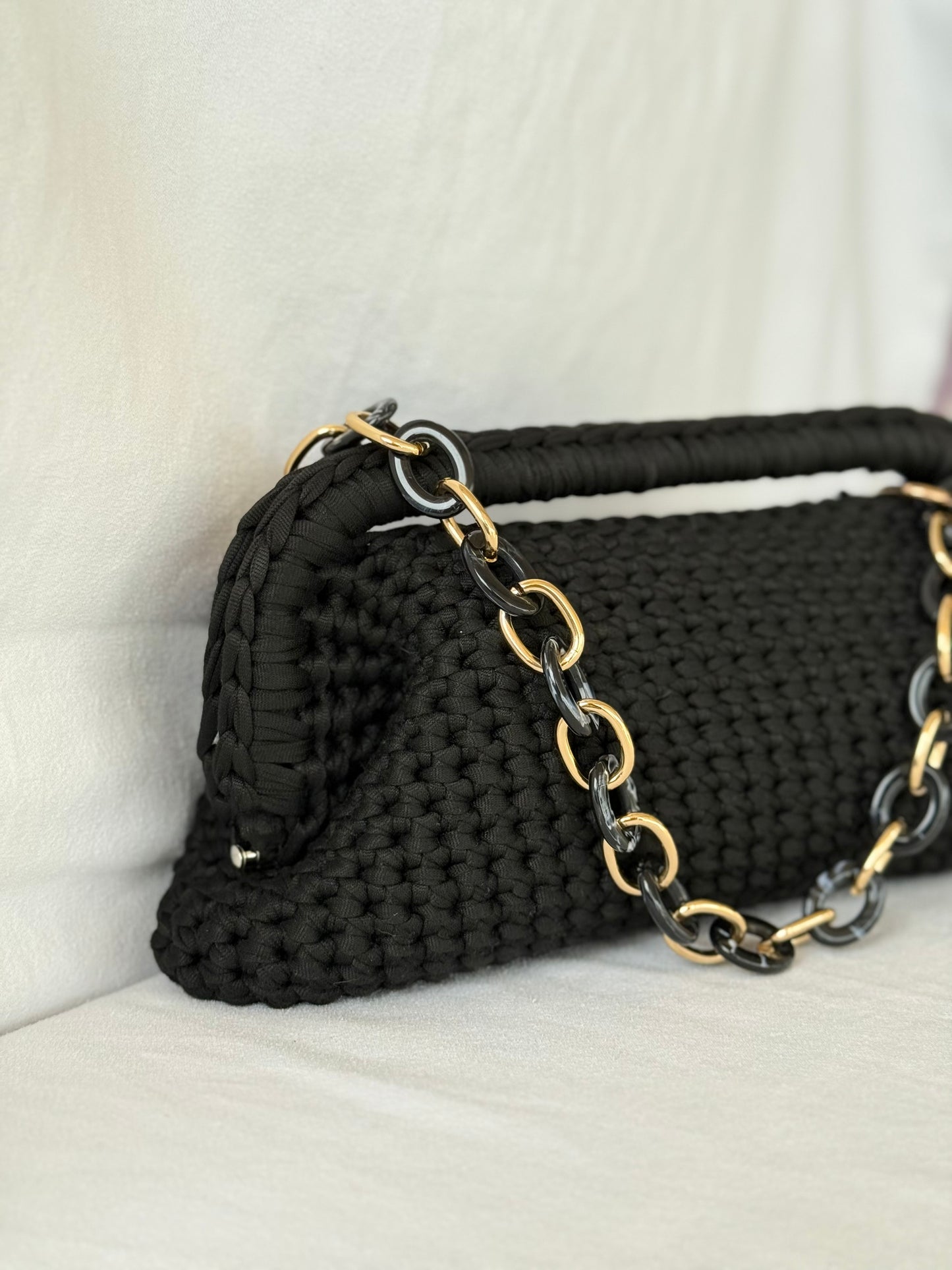 Clutch Black and gold